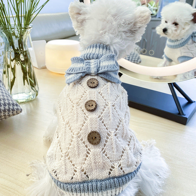 Stylish Lattice Pattern Dog Sweater