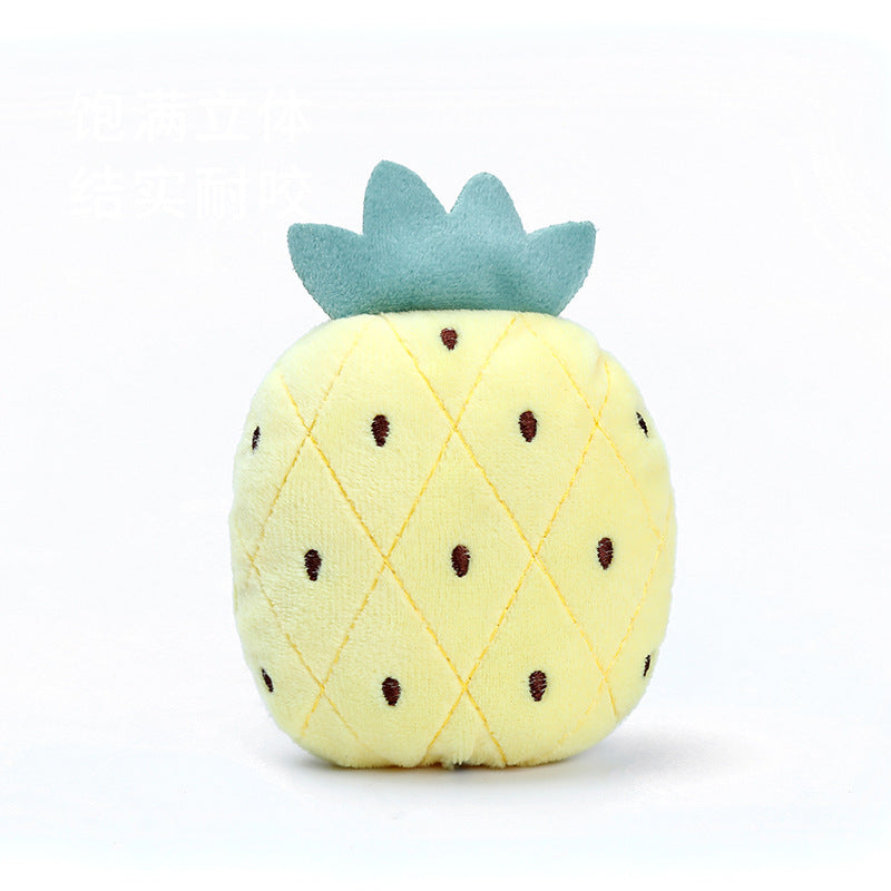 Fruit Plush Squeaky Toy